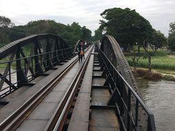 The bridge of the river Kwai, Thailand (November 2017)