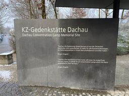 Dachau concentration camp (January 2020)